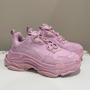 Balenciaga triple S all over Women's Light Pink Sneakers